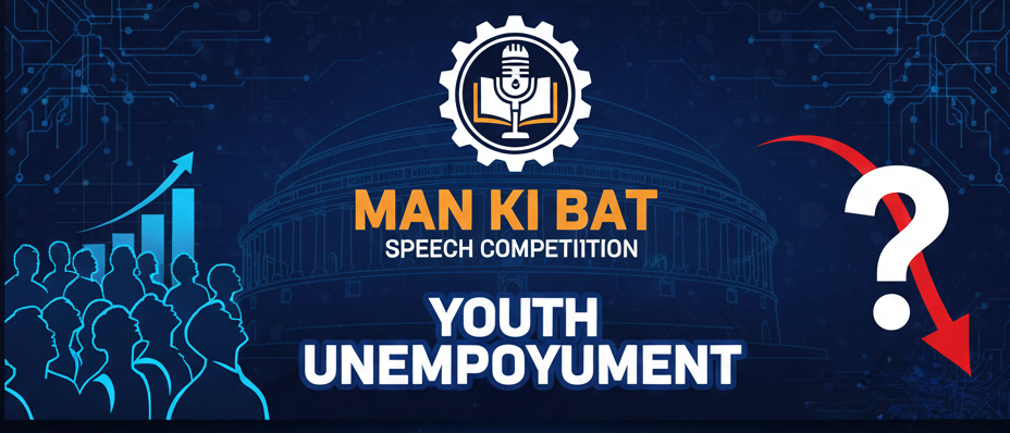 Digital Yuva Sansad Organises Inspiring “Man Ki Baat” Speech Competition on Youth Unemployment